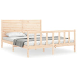 Bed Frame without Mattress 160x200 cm Solid Wood Pine 3193216