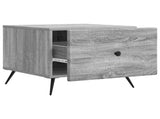 Coffee Table Grey Sonoma 49 x 50 x 40 cm Engineered Wood 895661