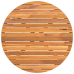 Garden Dining Table Round 110x75 cm Solid Wood Acacia 4108135