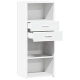 Highboard White 50x42.5x124 cm Engineered Wood 846173
