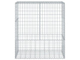 Gabion Basket with Cover 100x50x150 cm Galvanised Iron 3295154