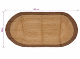 Area Rug Grey 122 x 183 cm Jute 42010702