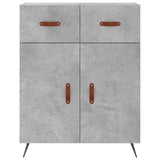 Sideboard Concrete Grey 69.5x34x90 cm Engineered Wood 827952