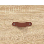 ZNTS Highboard Sonoma Oak 69.5x31x115 cm Engineered Wood 830295