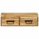 ZNTS Wall-mounted TV Cabinet 60x30x19 cm Solid Wood Acacia 4017460