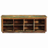 Shoe Cabinet Brown 110 x 35 x 40 cm Solid Reclaim wood 4019627