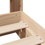 Bed Frame without Mattress 100x200 cm Solid Wood Pine 3323665