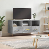 TV Cabinet Concrete Grey 102x36x50 cm Engineered Wood 829024
