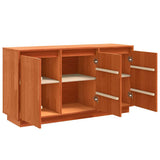 Sideboard Brown Oak 111 x 34 x 60 cm Solid Pine Wood 869880