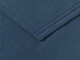 Throw Blankets 6 pcs Navy Blue 170 x 130 cm Fleece 42017061