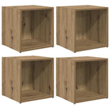 TV Cabinet Set Wall-mounted 4 pcs Artisan Oak 37 x 35 x 37.5 cm 875090