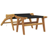 Garden Chair Natural wood Solid Teak Wood Standard Foldable 319155