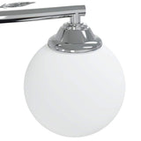 Ceiling Lamp with Round Glass Shades for 4 G9 LED Lights 337908