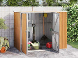 Tool Shed Brown Galvanised steel, metal, plastic Large 316212