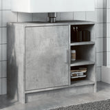 Sink Cabinet Concrete Grey 63x29x55 cm Engineered Wood 848132
