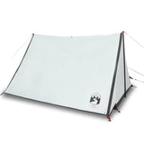 Camping Tent 2-Person White Blackout Fabric Waterproof 94532