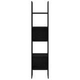 Book Cabinet Black Oak 40 x 35 x 180 cm Engineered Wood 875020