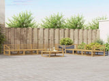 Outdoor Sofa Set 8 pcs White 3386178