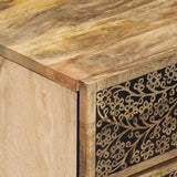 Bedside Cabinet 50x33x60 cm Solid Wood Mango 358220