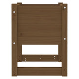 Planters 2 pcs Honey Brown 40x40x52.5 cm Solid Wood Pine 822114