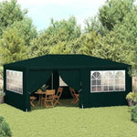 Professional Party Tent with Side Walls 4x6 m Green 90 g/m 48538