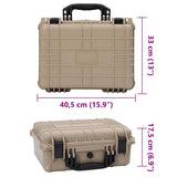 Hard Luggage Case with Storage Sand 40.5 x 33 x 17.5 cm 42008110