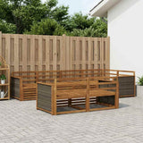Outdoor Sofa Set 7 pcs Natural 3383467