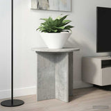 Plant Stand 2 pcs Concrete Grey 40 x 40 x 40 cm Engineered Wood 899729