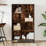 Bookcase Smoked Oak 80.5x35x139 cm Engineered Wood 3300847