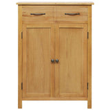 Shoe Cabinet 76x37x105 cm Solid Oak Wood 247460