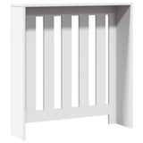 ZNTS Radiator Cover White 78x20x82 cm Engineered Wood 852726