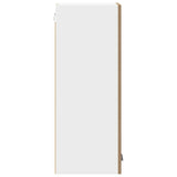 Hanging Cabinet with Door Artisan Oak and White 30 x 31 x 80 cm 884256