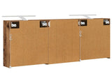 Bathroom Cabinet Set 3 pcs 126 x 16 x 62.5 cm Engineered wood 3403838