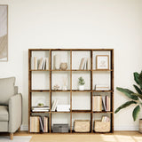 Book Cabinet Old Wood 137.5x29x137.5 cm Engineered Wood 3310296