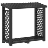Firewood Rack 114 x 46 x 101 cm PP Anthracite 42041757
