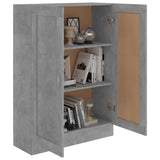 ZNTS Book Cabinet Concrete Grey 82.5x30.5x115 cm Engineered Wood 802718