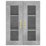 Highboard Concrete Grey 69.5x34x180 cm Engineered Wood 3198325