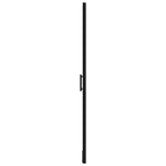 ZNTS Shower Door Tempered Glass 91x195 cm Black 148891