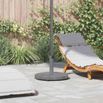 Outdoor Umbrella Base Dark grey wood look 48 x 48 x 32 cm 42010010