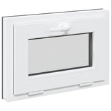 Basement Window RISOR 60 x 40 cm PVC and Glass Anthracite 42047304
