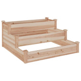 Garden Raised Bed 120x120x56 cm Solid Wood Fir 364304
