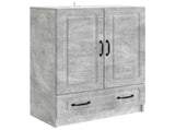 Sideboard Concrete Grey 66 x 34.5 x 92 cm Engineered Wood 895818
