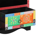 TV Cabinet Multicolour 80 x 35 x 50 cm Solid Mango Wood 4017570