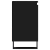 Bathroom Cabinet Black 65x33x60 cm Engineered Wood 831613