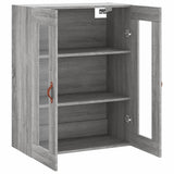 Wall Mounted Cabinet Grey Sonoma 69.5x34x90 cm 828458