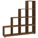Staircase Bookcase Brown Oak 142 cm Engineered Wood 342602