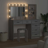 Dressing Table Light Grey 78.5 x 41 x 135 cm Engineered wood 3334196