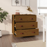 Sideboard Honey Brown 80x40x75 cm Solid Wood Pine 820110