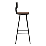 Bar Set 3 Piece Solid Reclaimed Wood 245394