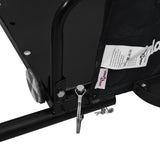 Bike Trailer Black Oxford Fabric and Iron 94164